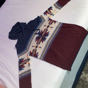Men’s XS Vintage Aztec American Eagle Hoodie